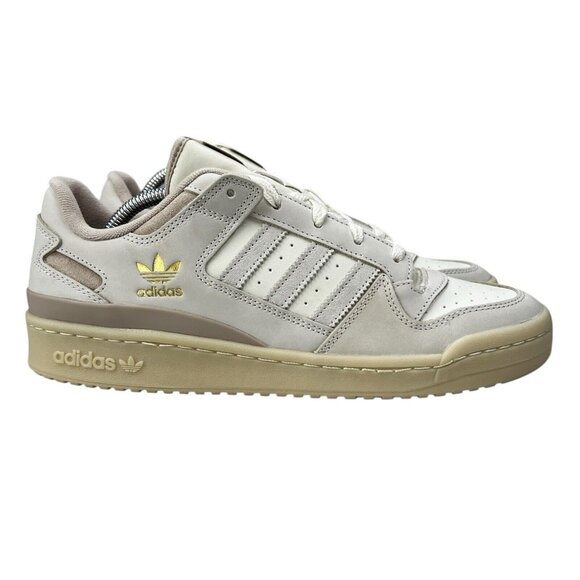 Adidas Forum Low CL Ivory Wonder Beige Sand Shoes IH7826 Men's Sizes 9 - 11 - Picture 1 of 9